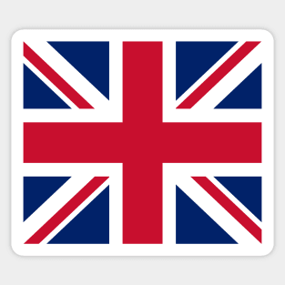 Union Jack - Flag of UK and Great Britain - Square version Sticker
